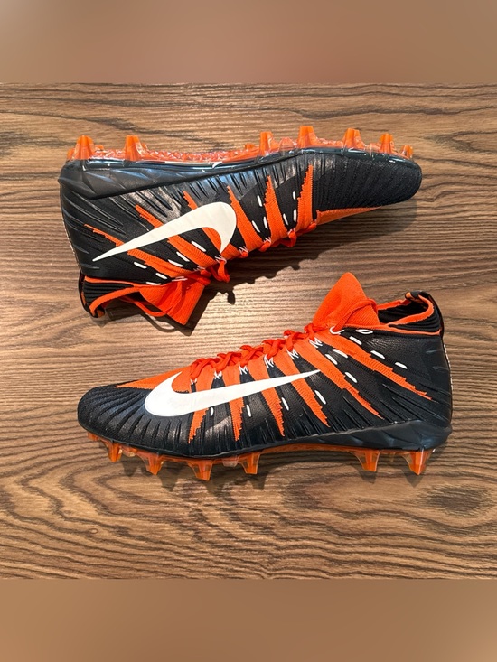 Size 14 Nike Alpha Menace Elite TD Orange/Black Football Cleats AJ6547-802